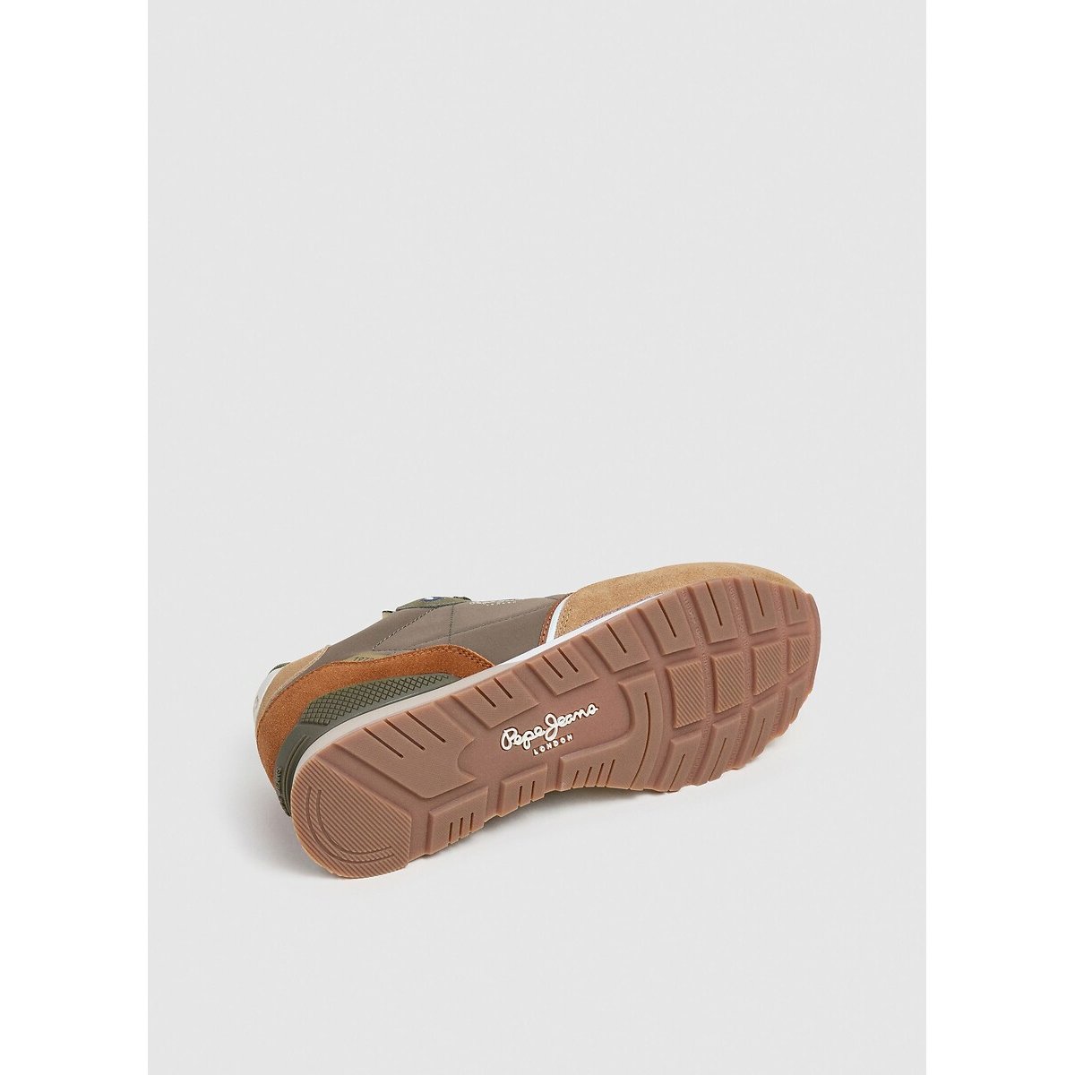 Baskets Brit Must kaki, PEPE JEANS