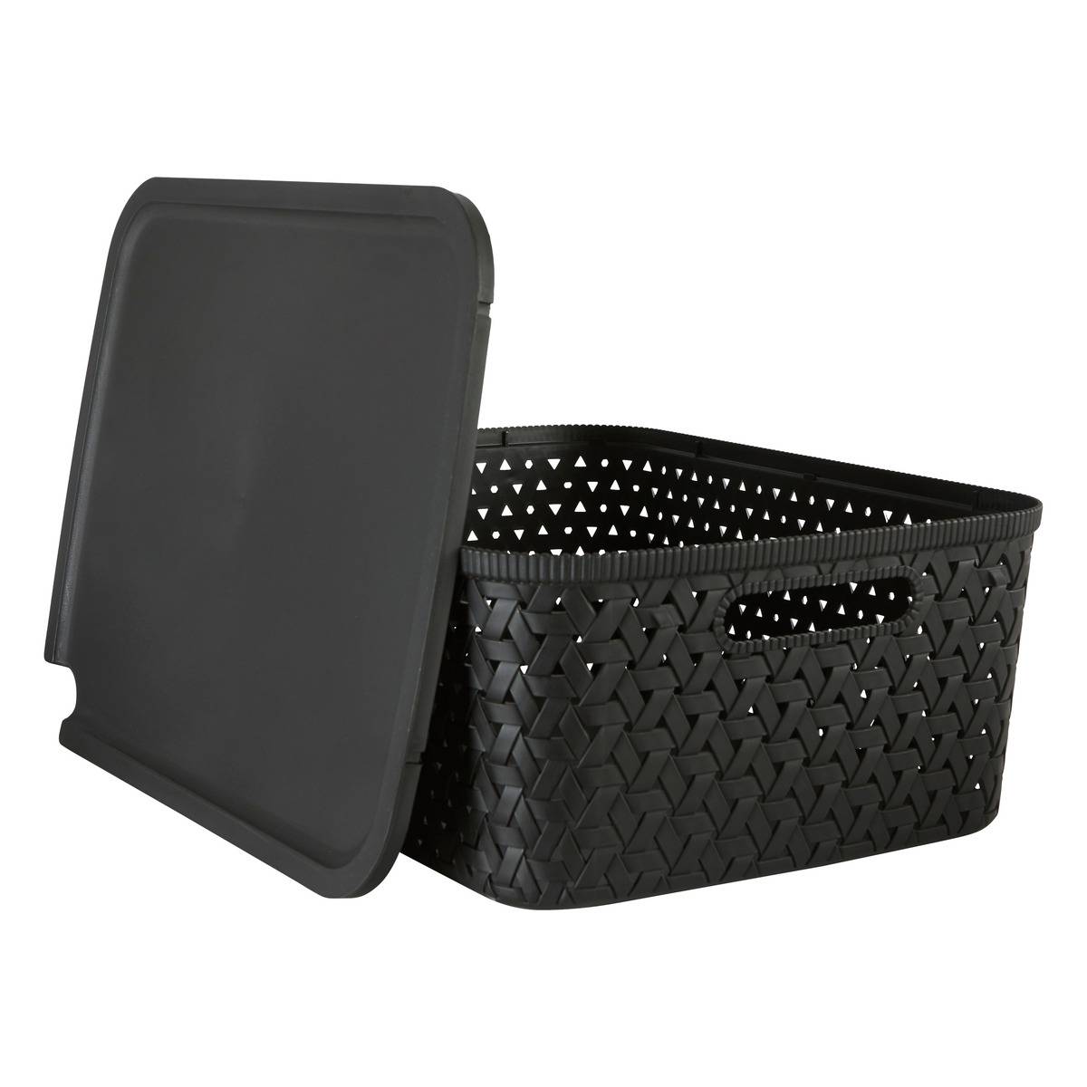 Panier de rangement 15L TRESSY noir, 5FIVE SIMPLY SMART
