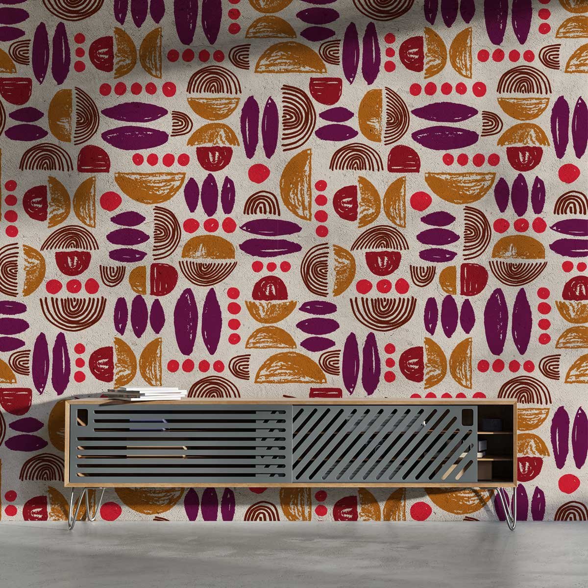 Papier peint primaire intissé, HEXOA