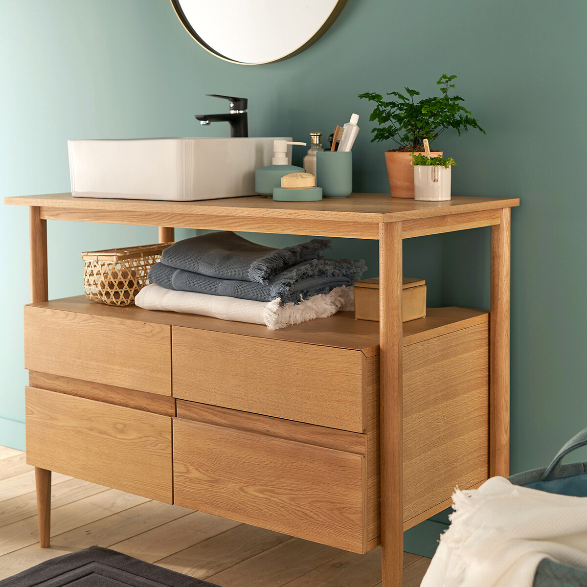 Waschtisch Laval holz hell, LA REDOUTE INTERIEURS
