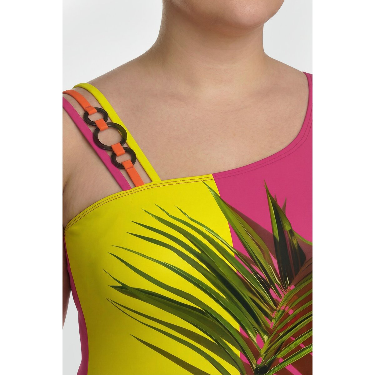 Maillot de bain à bonnets souples rose vif magenta, ULLA POPKEN