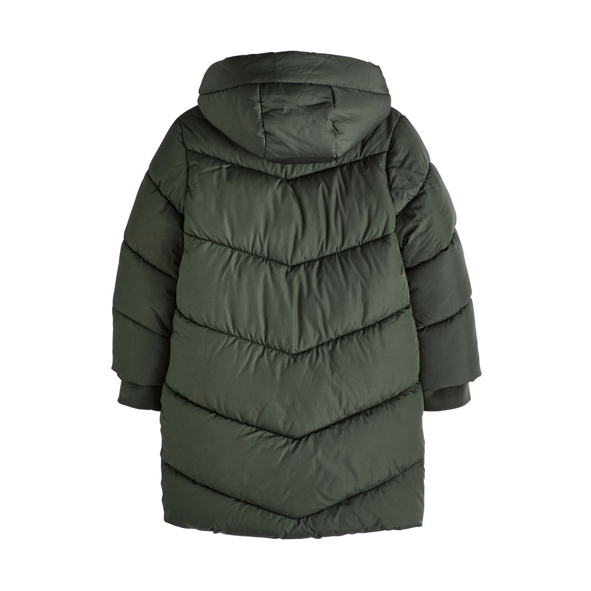 Veste matelassée imperméable à motif chevron vert kaki, NEXT