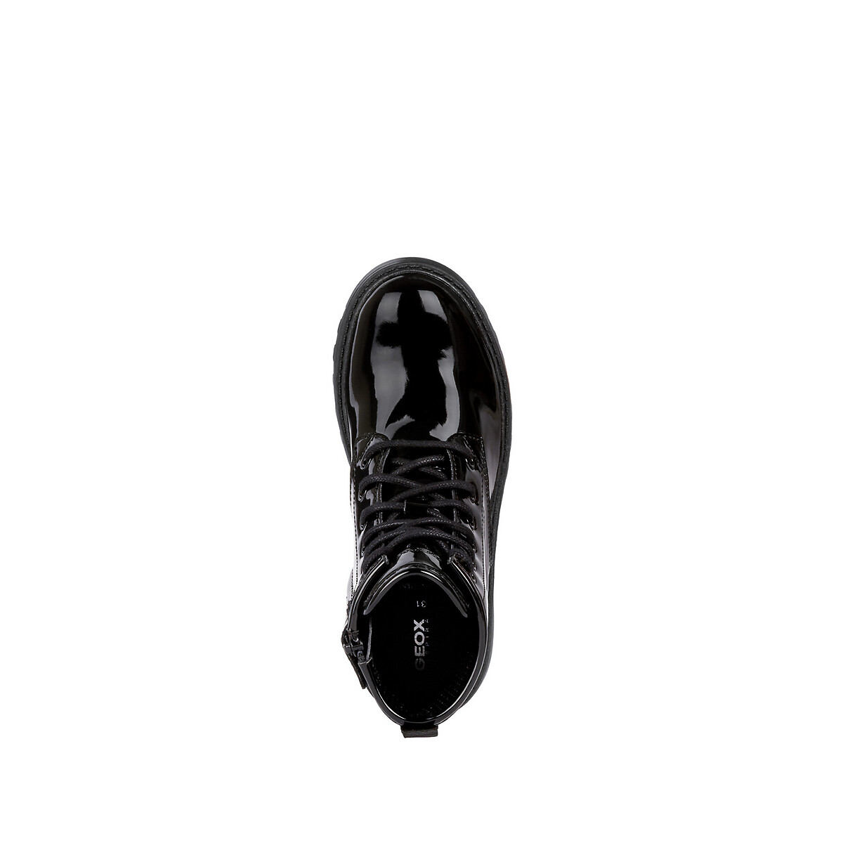 Boots Casey noir verni, GEOX