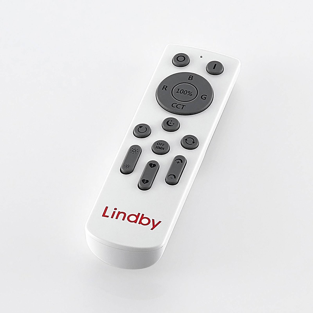Plafonnier connecté en aluminium moderneLED argent, blanc, LINDBY