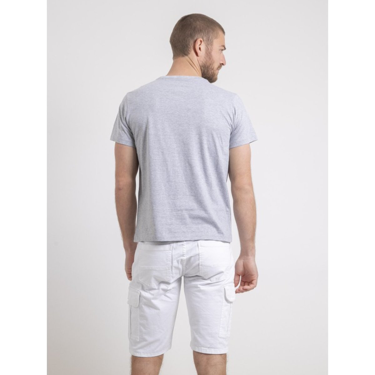 T-shirt Col Rond Pur Coton Neromax gris, RITCHIE