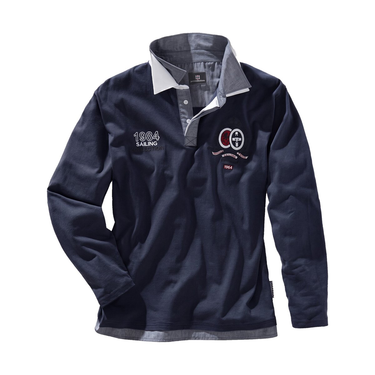 Sweatshirt FENNO bleu, JAN VANDERSTORM