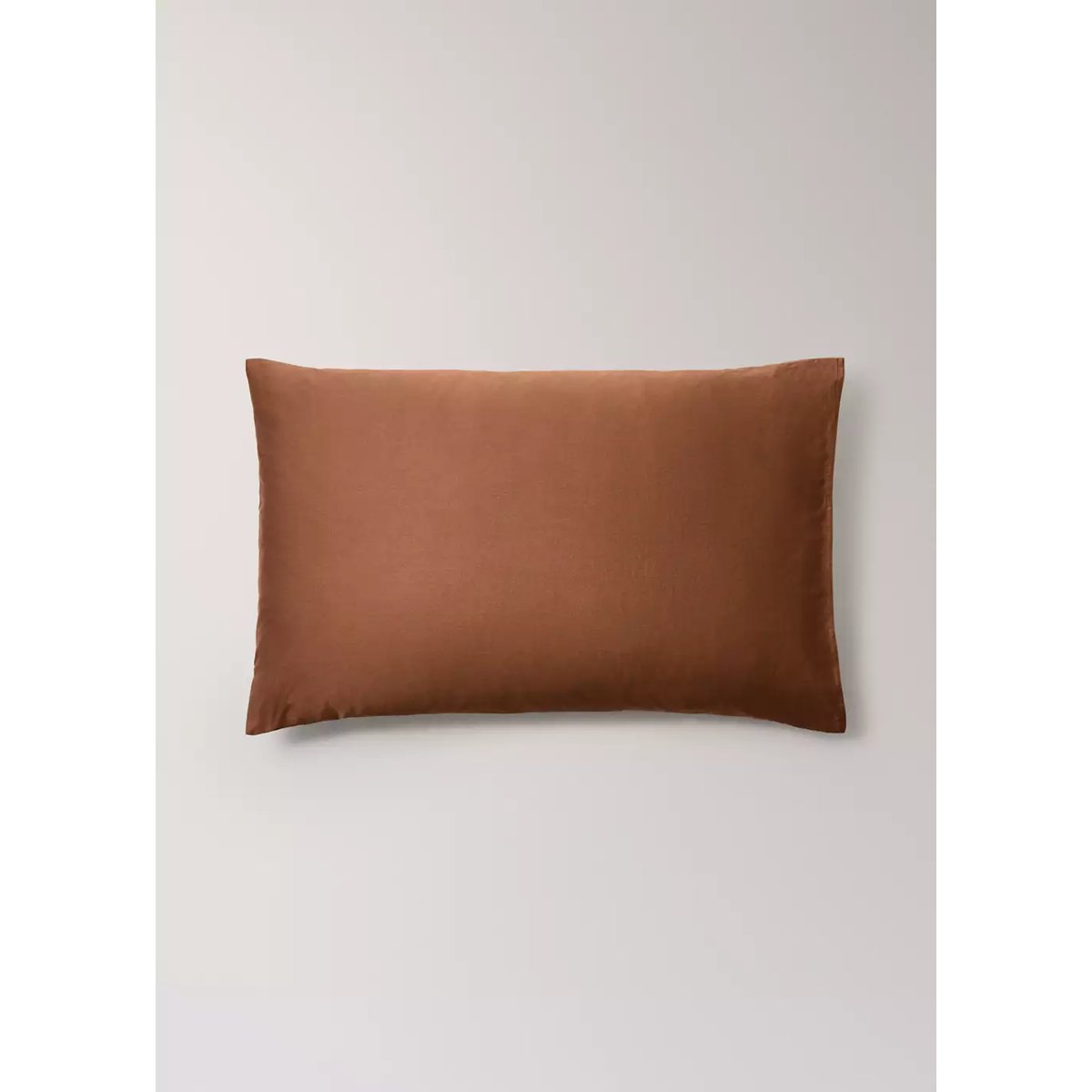 Taie d'oreiller 100 % coton satin 50x75 cm caramel, MANGO HOME