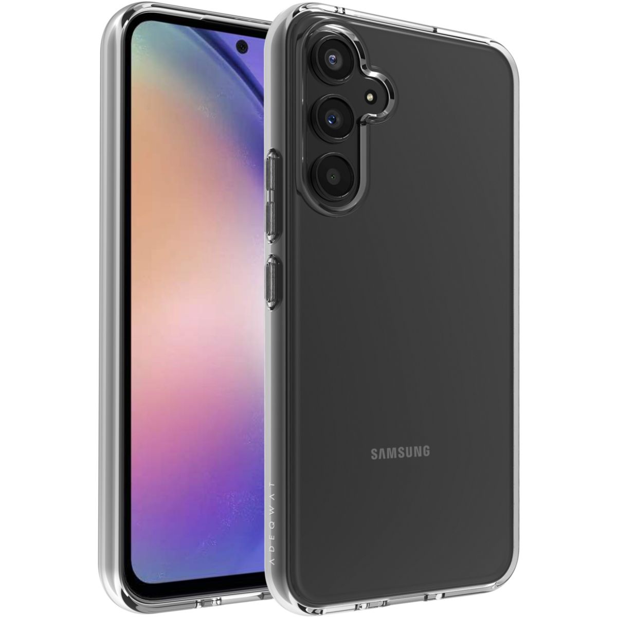 Coque Samsung A54 5G Antichoc Made In France transparent, ADEQWAT