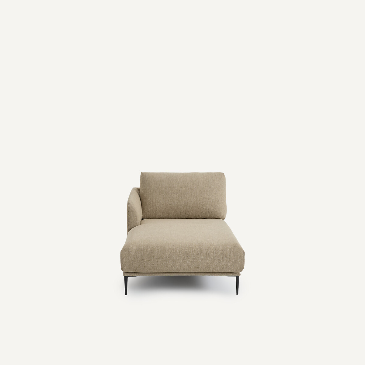 Diván tipo chaise longue de chenilla reciclada, OSCAR, diseño de Emmanuel Gallina corteza, EMMANUEL GALLINA X AM.PM