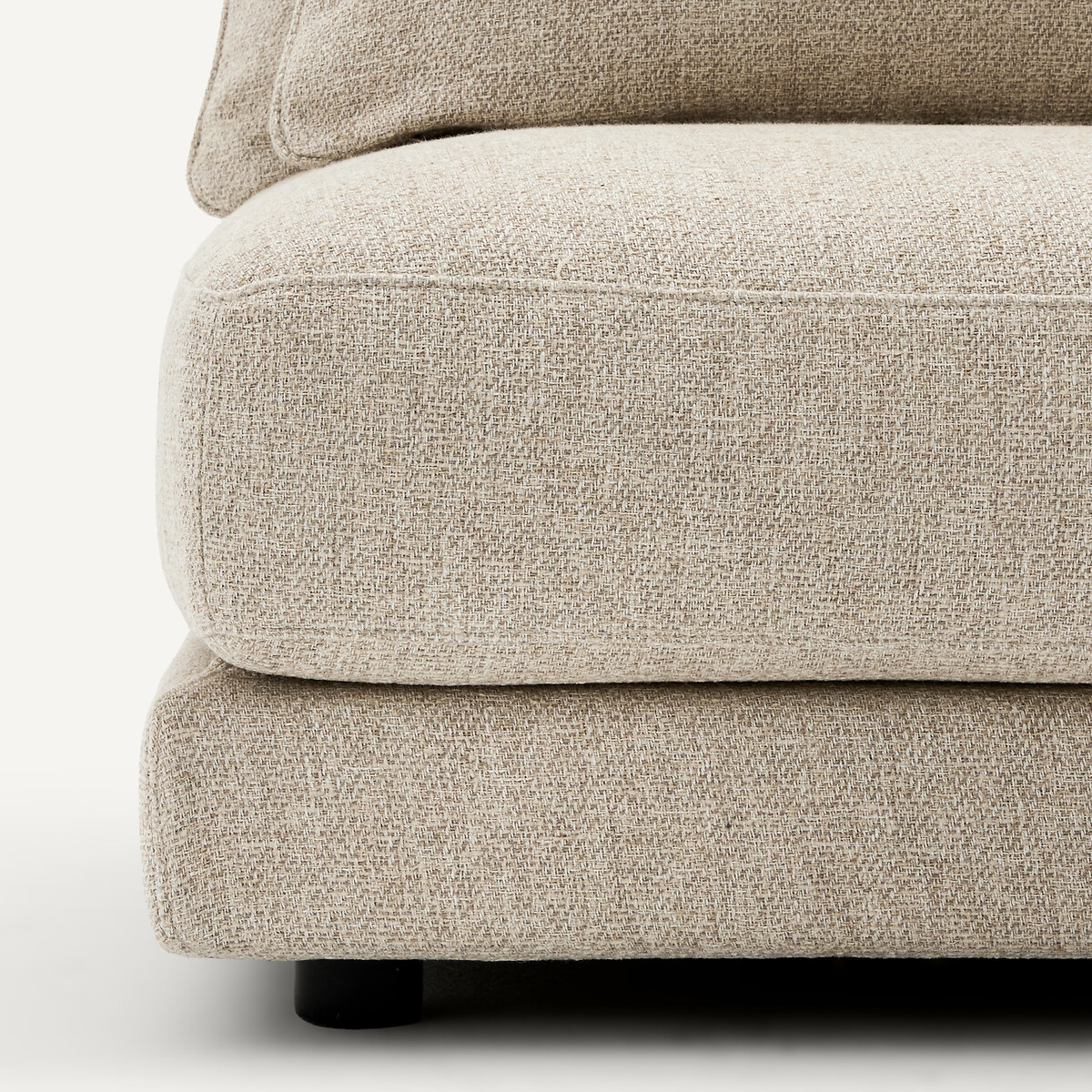 Rechtes Halbsofa, modular, aus Baumwollmischgewebe, TIBERIO ecru, AM.PM