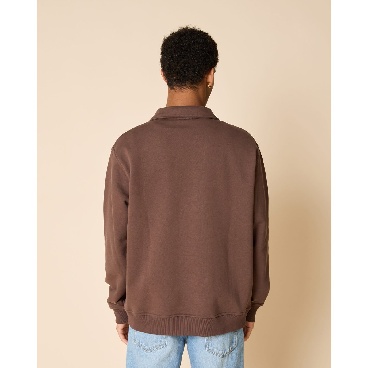 Sweat en molleton chocolat, FAGUO