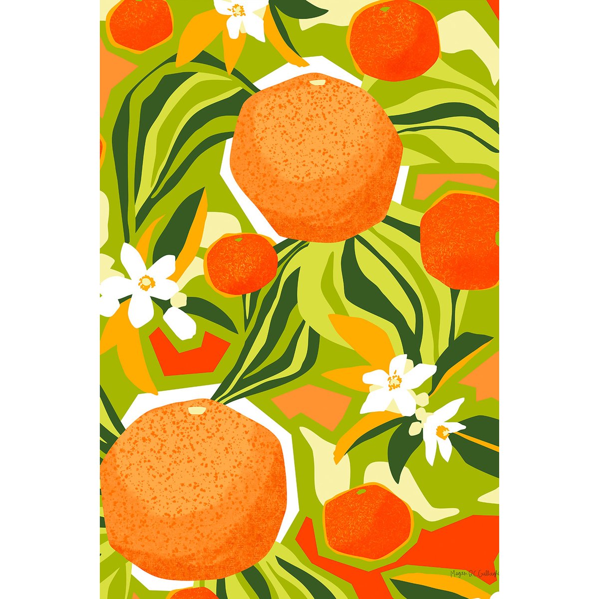 Tableau bel oranger tableau alu dibond, HEXOA