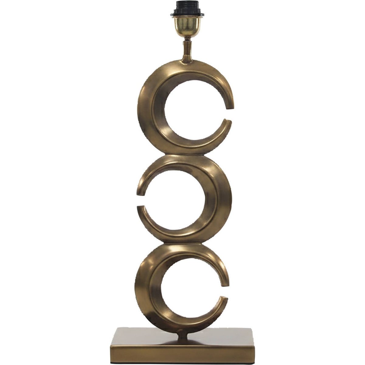 Lampe à poser sculpturale finition laiton laiton antique, RECOLLECTION