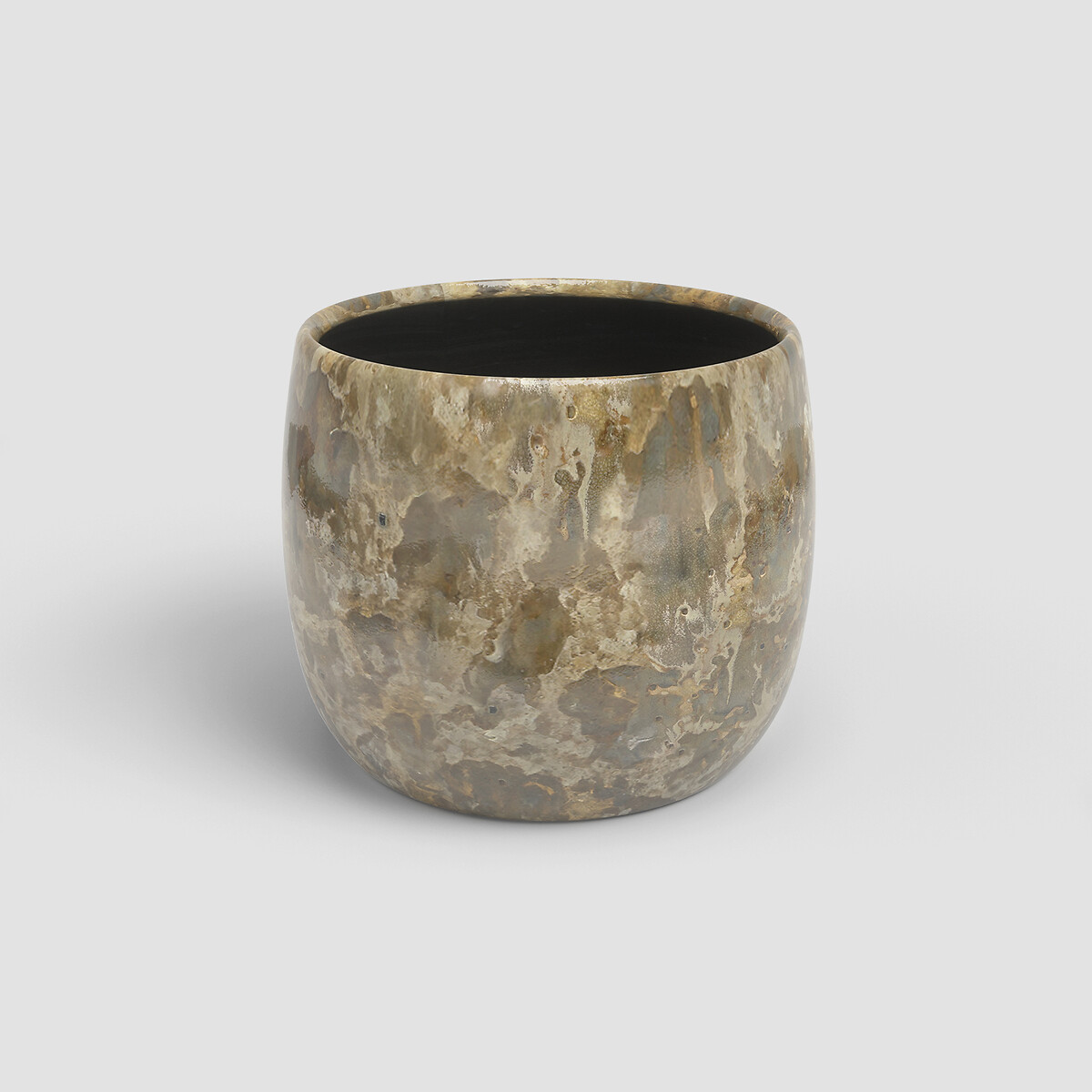 Vaso Callisto 26, ARTEVASI verde-dourado, ARTEVASI