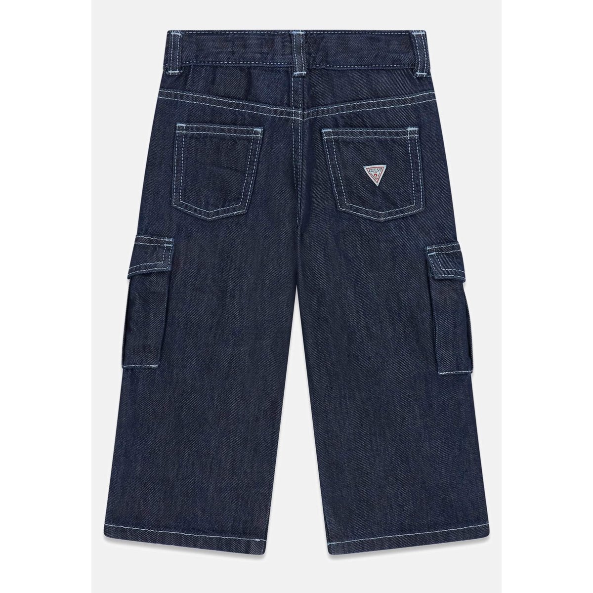 Jeans Cargo Wide Leg bleu foncé, GUESS KIDS