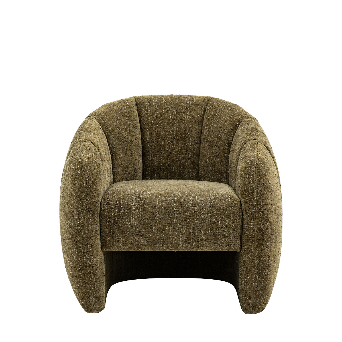 Carleton Textured Boucle Mid-Century Tub Chair moss green, ÉDITÉ