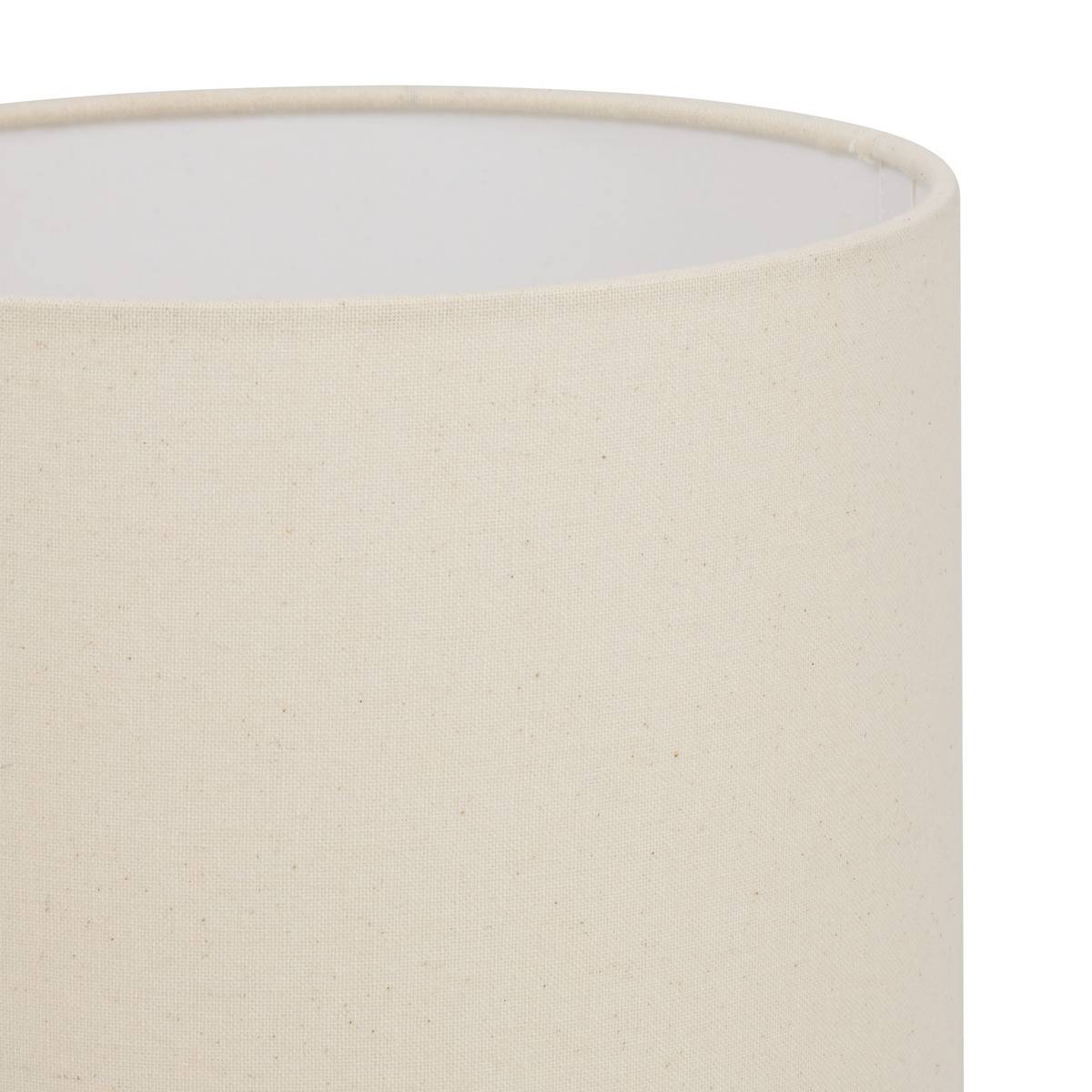 Lampe cylindrique en lin VILMA vert kaki, ATMOSPHERA