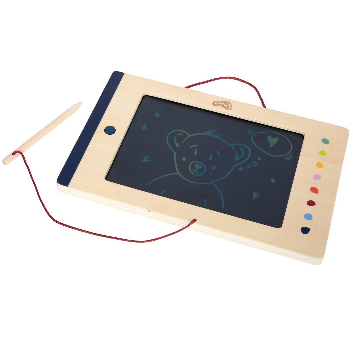 Tableau d'écriture et de dessin LCD beige, SMALL FOOT COMPANY