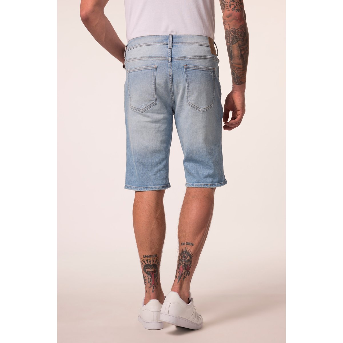 Bermuda en jean, technologie FLEXNAMIC® bleu clair, JP1880