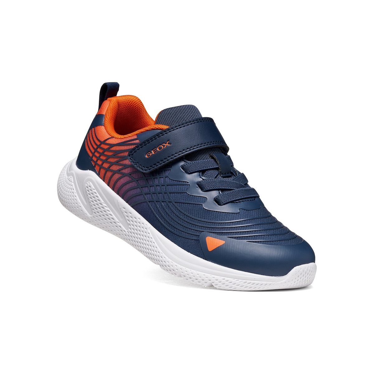Baskets J SPRINTYE bleu marine/orange, GEOX