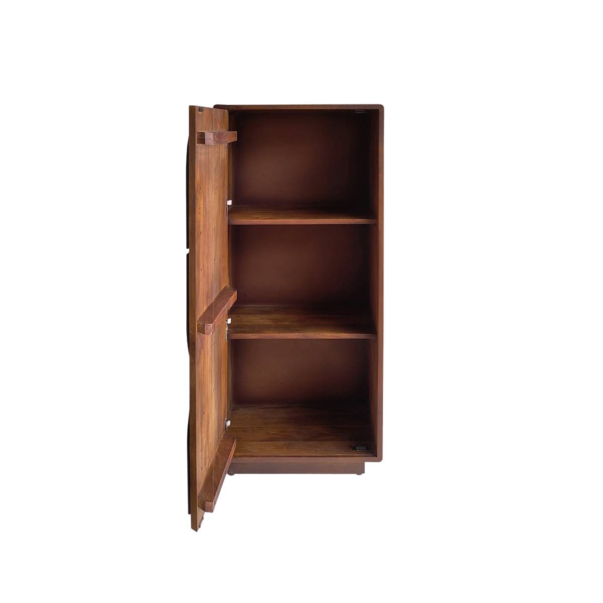 Armoire en bois de manguier LAURENT bois foncé, MADE IN MEUBLES 