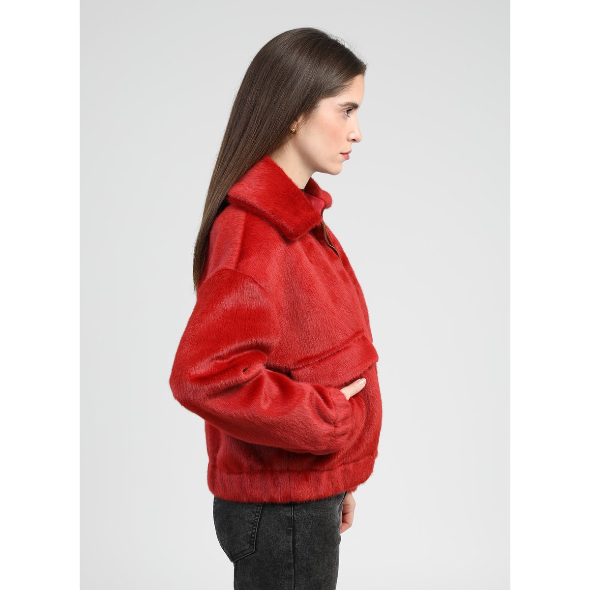 Blouson CANDYCE rouge, AN'GE