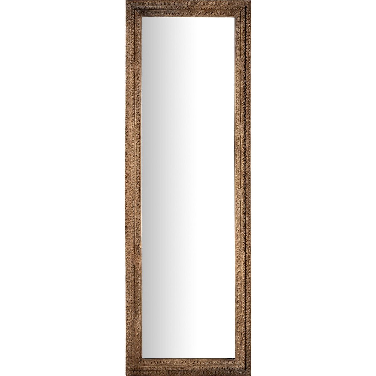 Miroir en bois de manguier style nordique marron naturel bois de manguier, RECOLLECTION