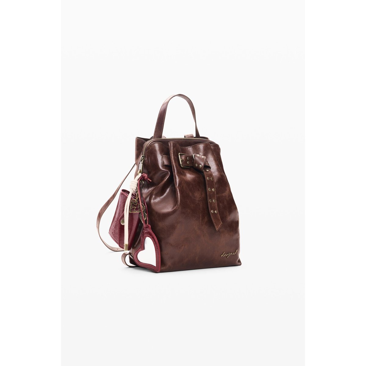 Mini sac à dos petit marron, DESIGUAL