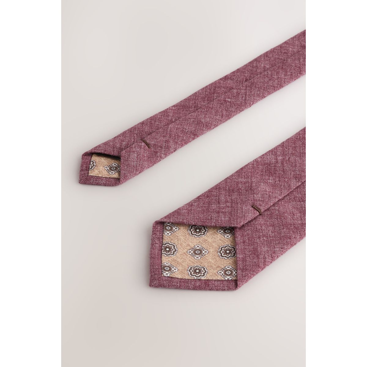Ensemble pochette et cravate rouge/crème, NEXT