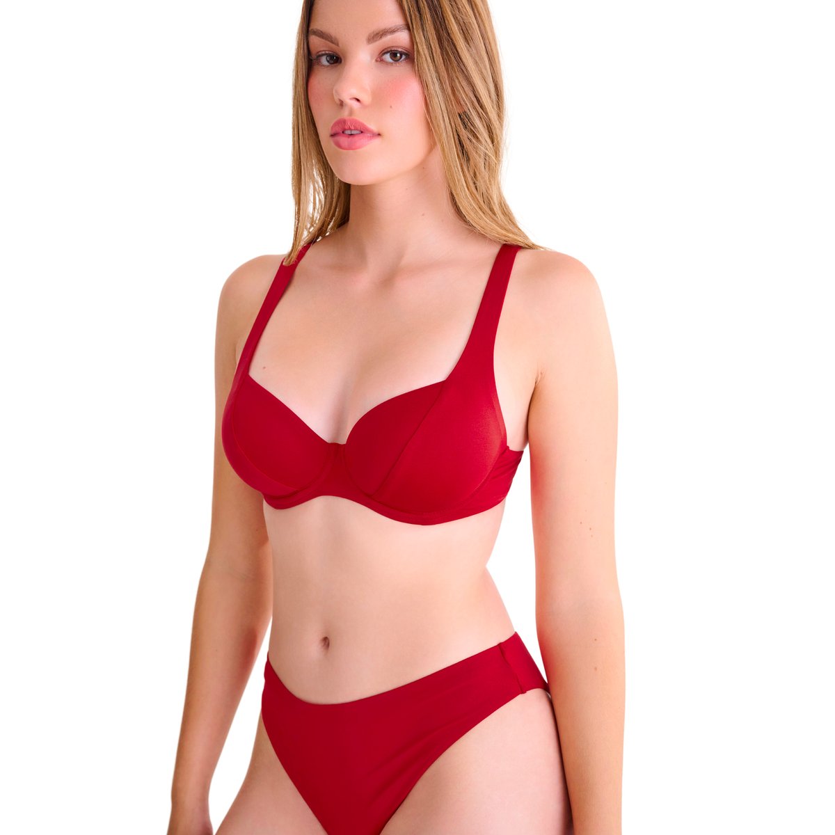 Bas maillot slip de bain PORTOFINO rouge, LISCA