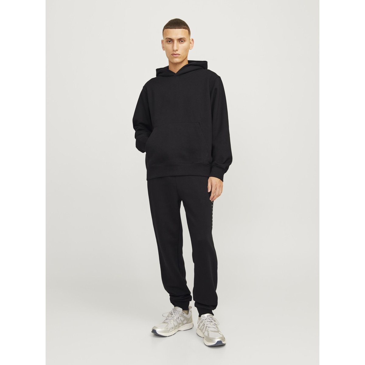 Sweat À Capuche black 1, JACK & JONES