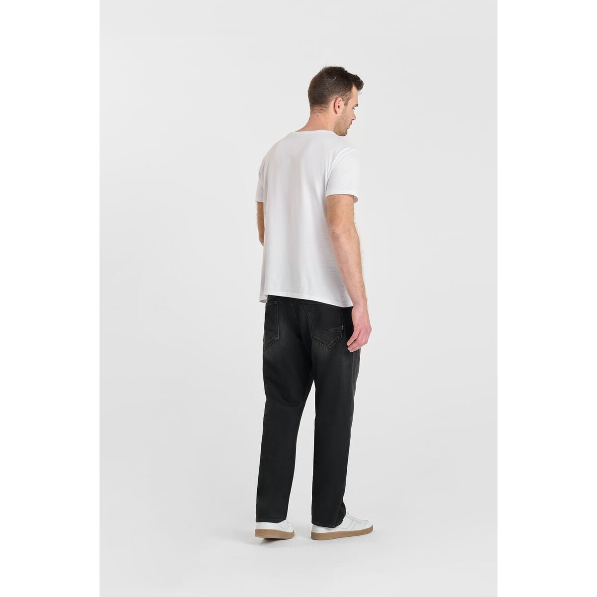 Jeans loose, large 800/60 loose , longueur 34 black black, LE TEMPS DES CERISES