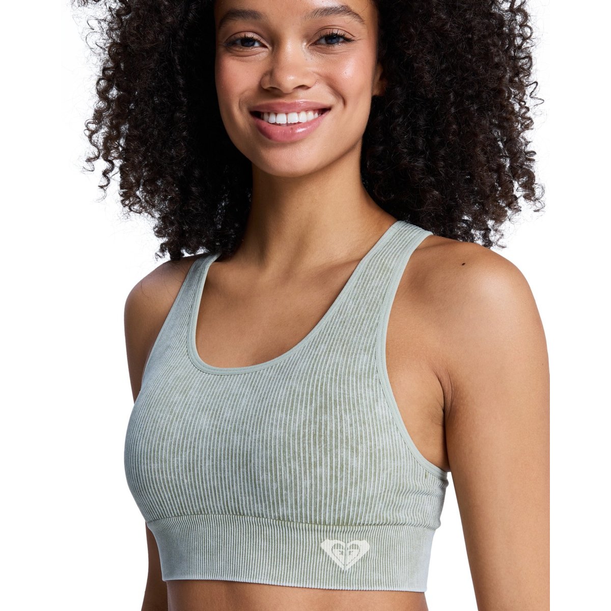 Brassière de sport CHILLOUT SEAMLESS WASHED. vert oil green, ROXY