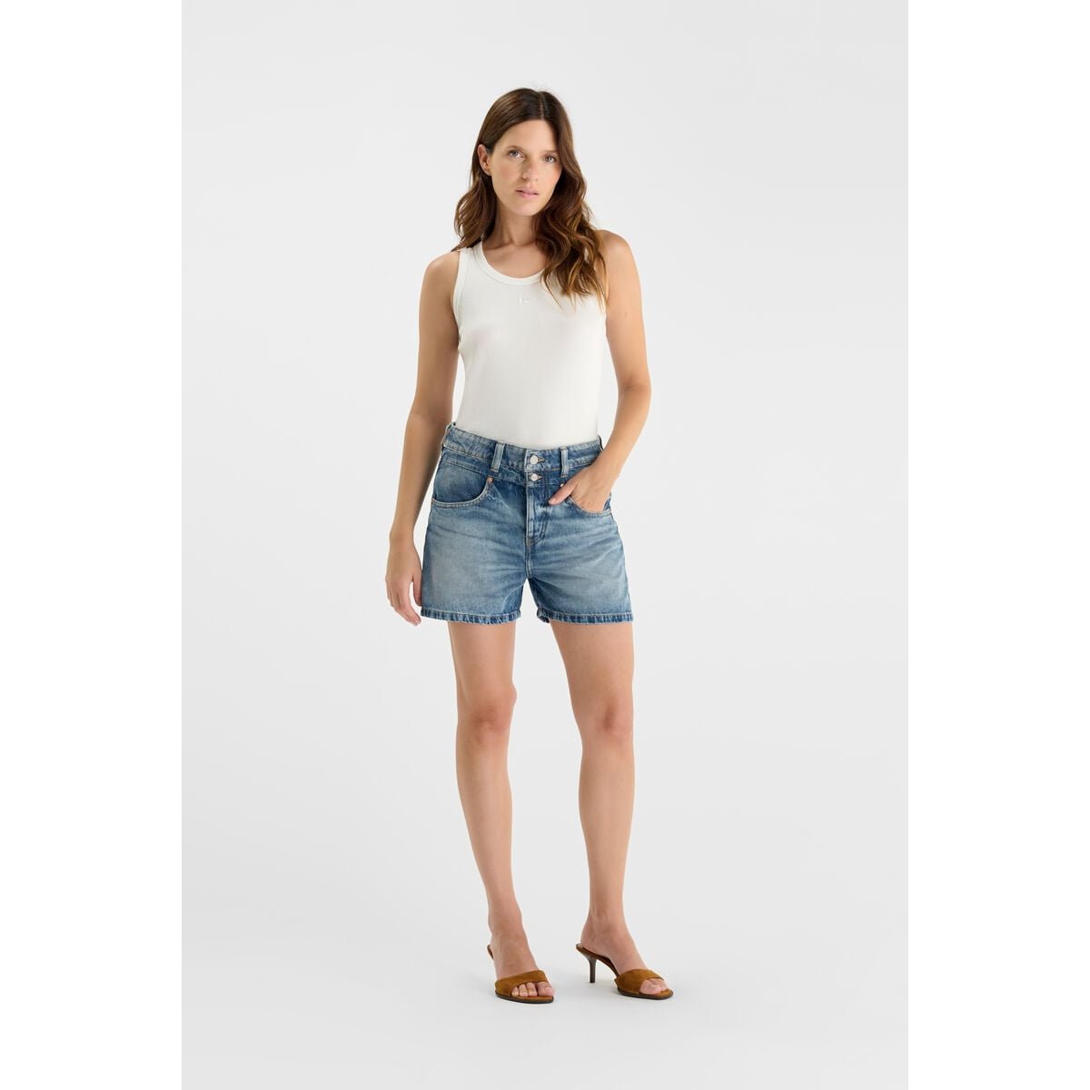 Short en jeans FANNI blue, LE TEMPS DES CERISES