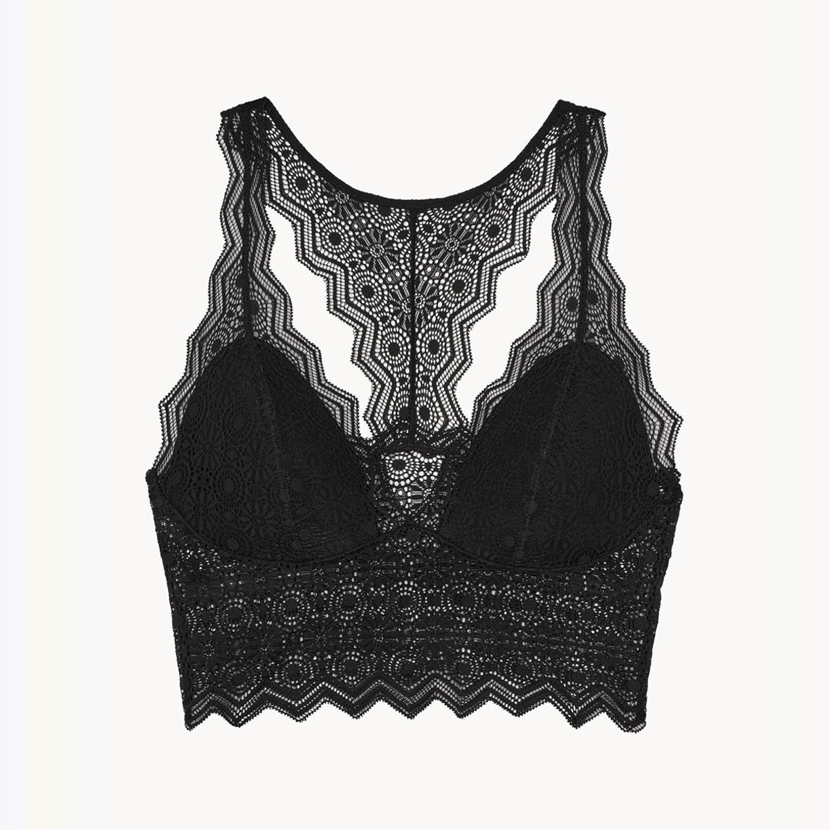 Bralette à coques fines GEORGIA noir, PASSIONATA