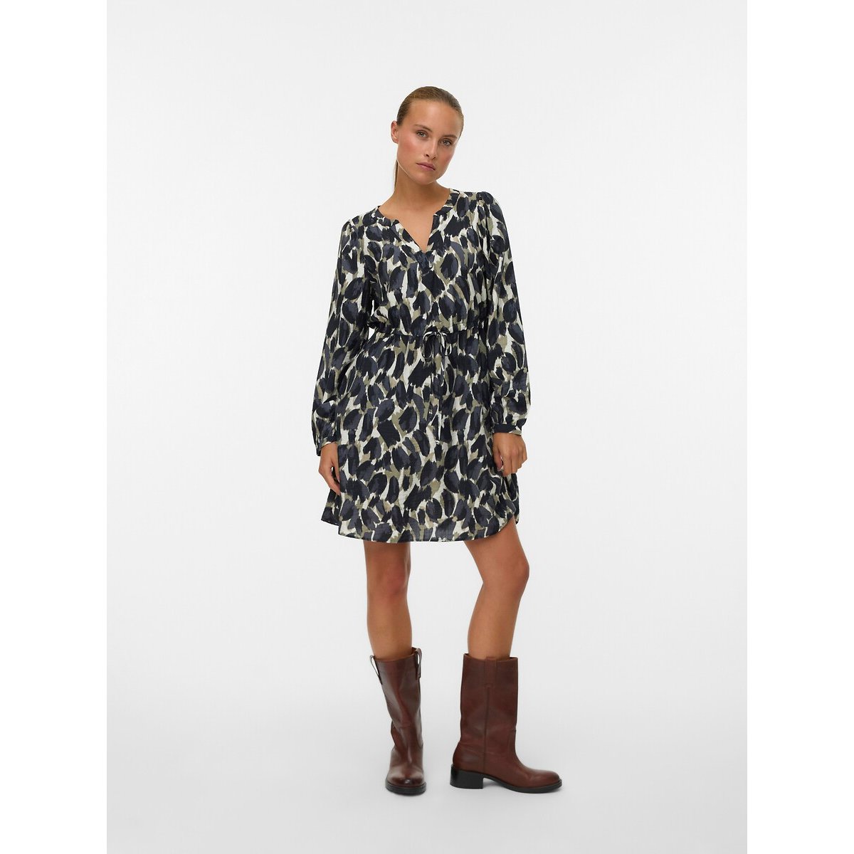 Robe courte imprimée imprimé, VERO MODA