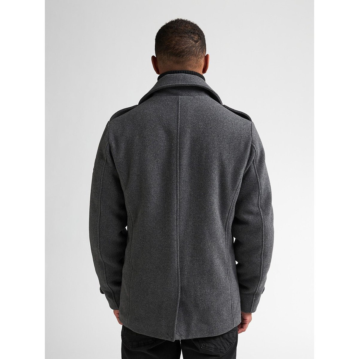 Caban avec parmenture gris, PETROL INDUSTRIES