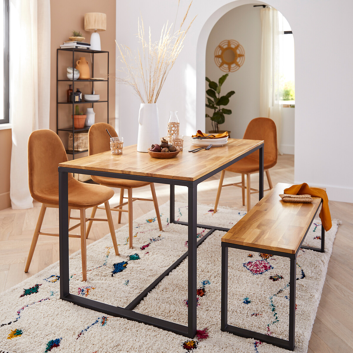 Tapis style berbère, Shugar multicolore, LA REDOUTE INTERIEURS