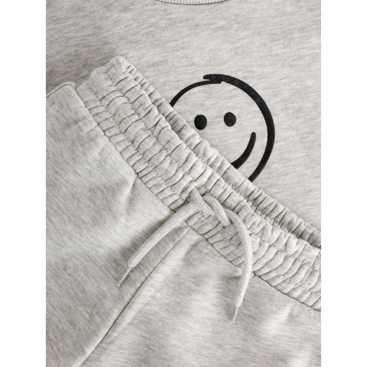 Sweat ras du cou et pantalon de jogging gris chiné, NEXT
