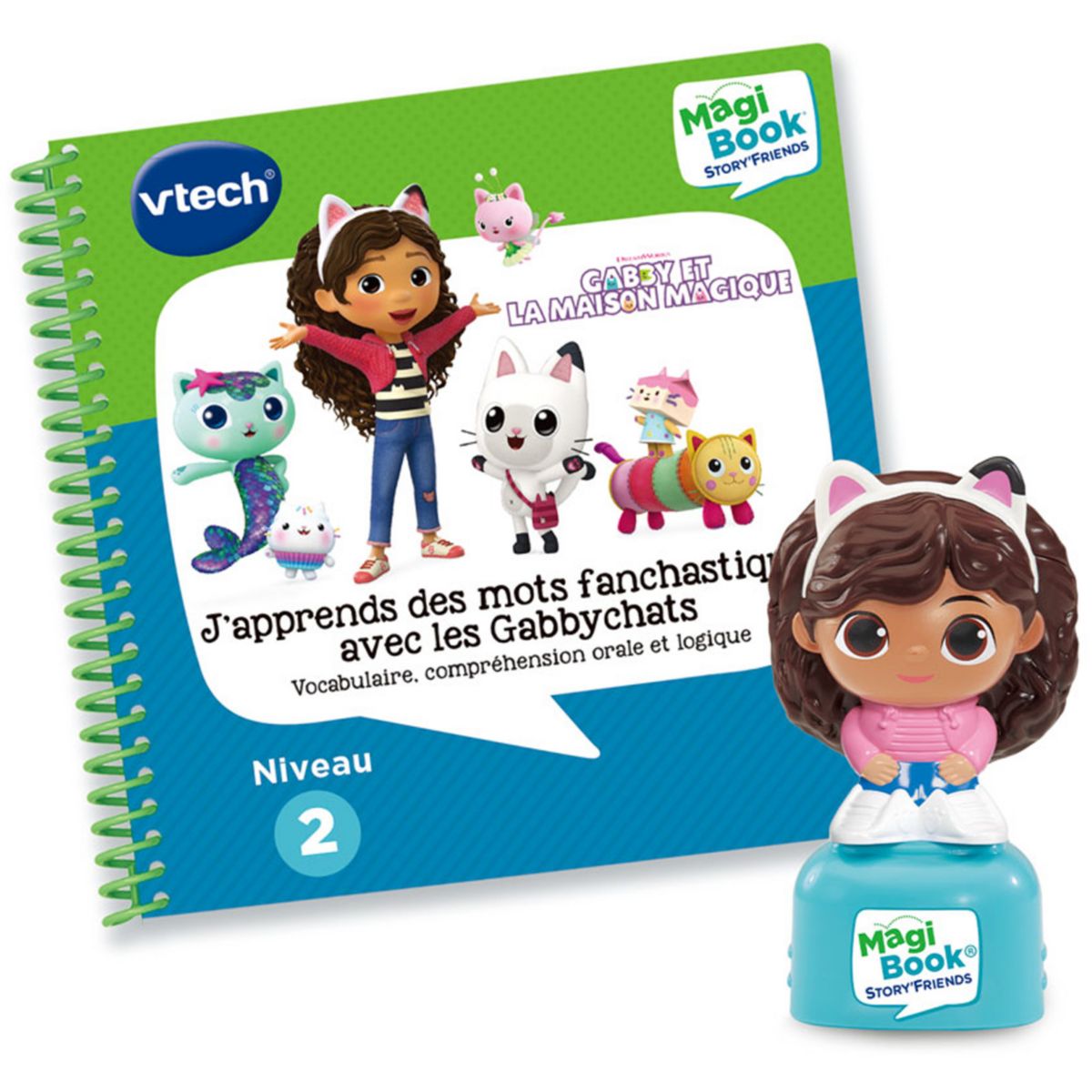 Livre interactif MagiBook Story'Friends - Livre Gabby couleur unique, VTECH