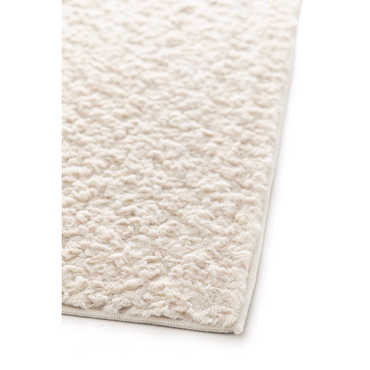 Tapis uni ultra doux contemporain PLAIN blanc pur, AFK LIVING