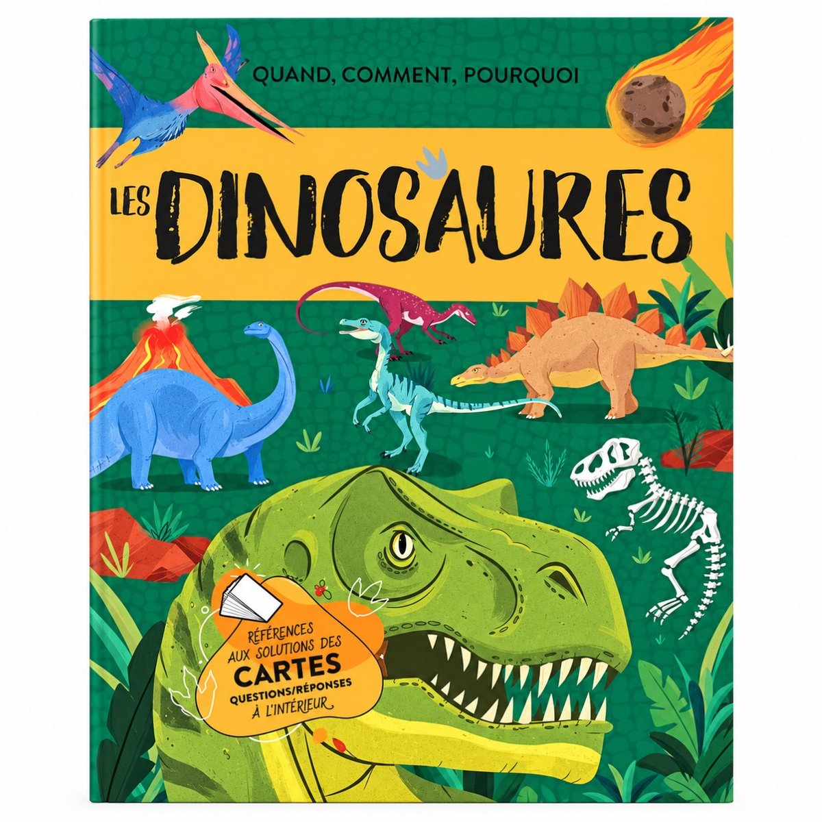 Coffret Méga Atlas des Dinosaures vert, SASSI JUNIOR