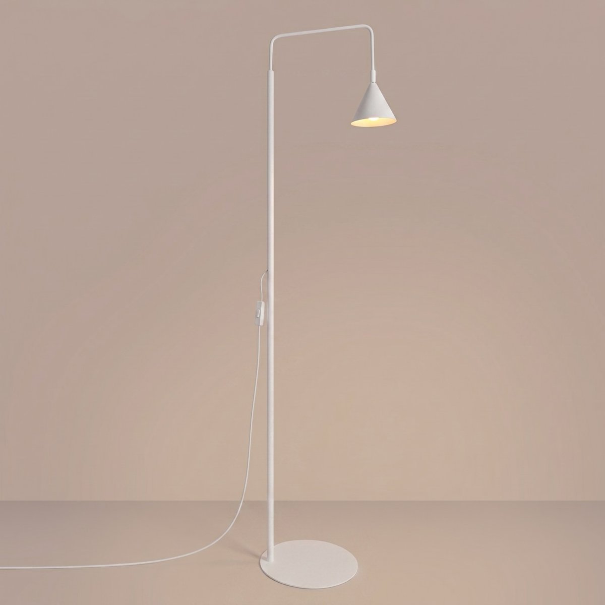 Lampadaire Blanc E14 1 NOX blanc, EDEN