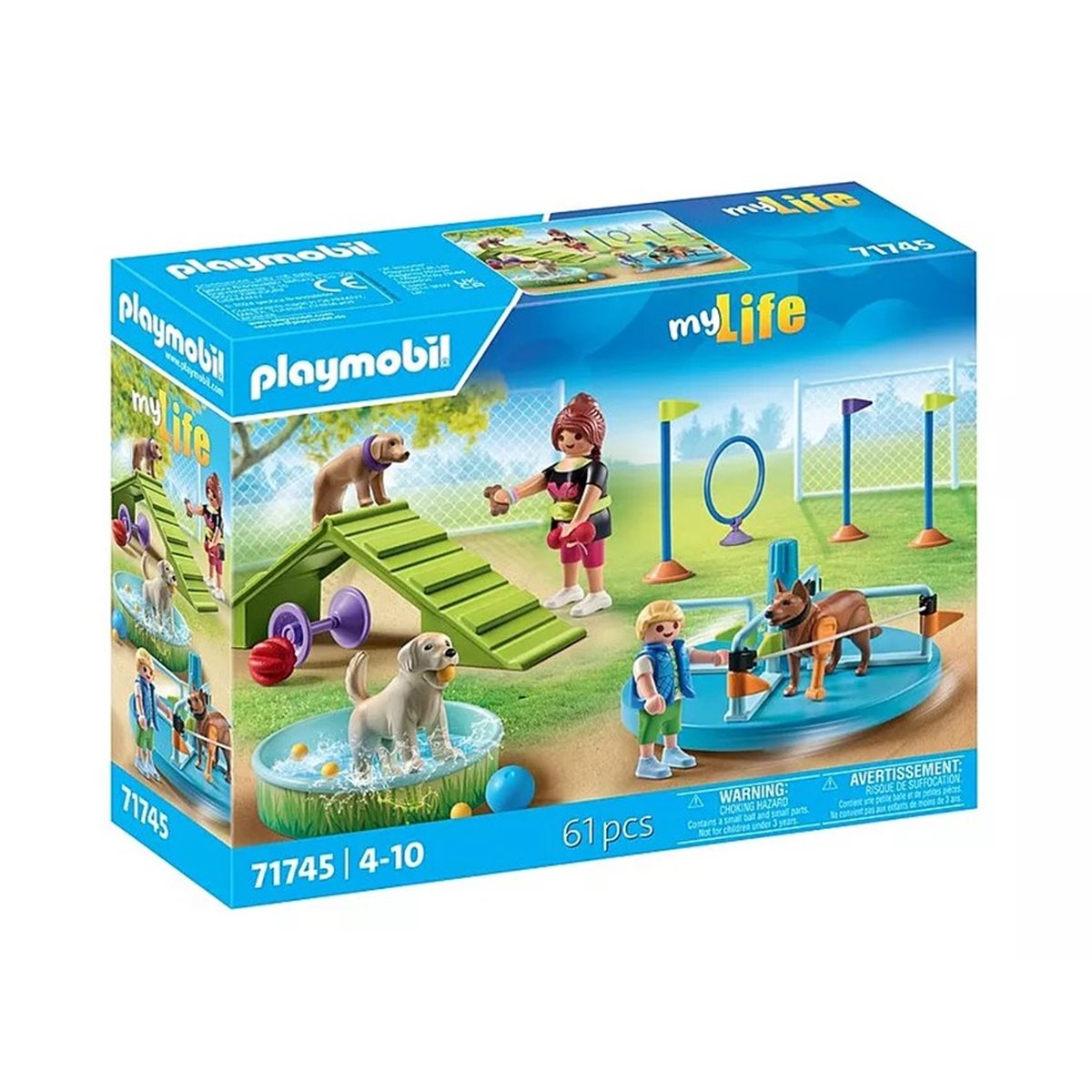 Aire de jeux pour chiens multicolore, PLAYMOBIL