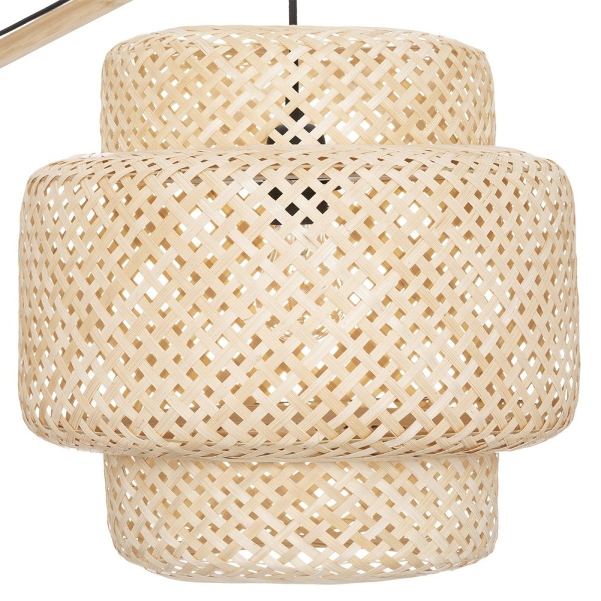 Lampadaire arc Liby naturel H173 beige, ATMOSPHERA