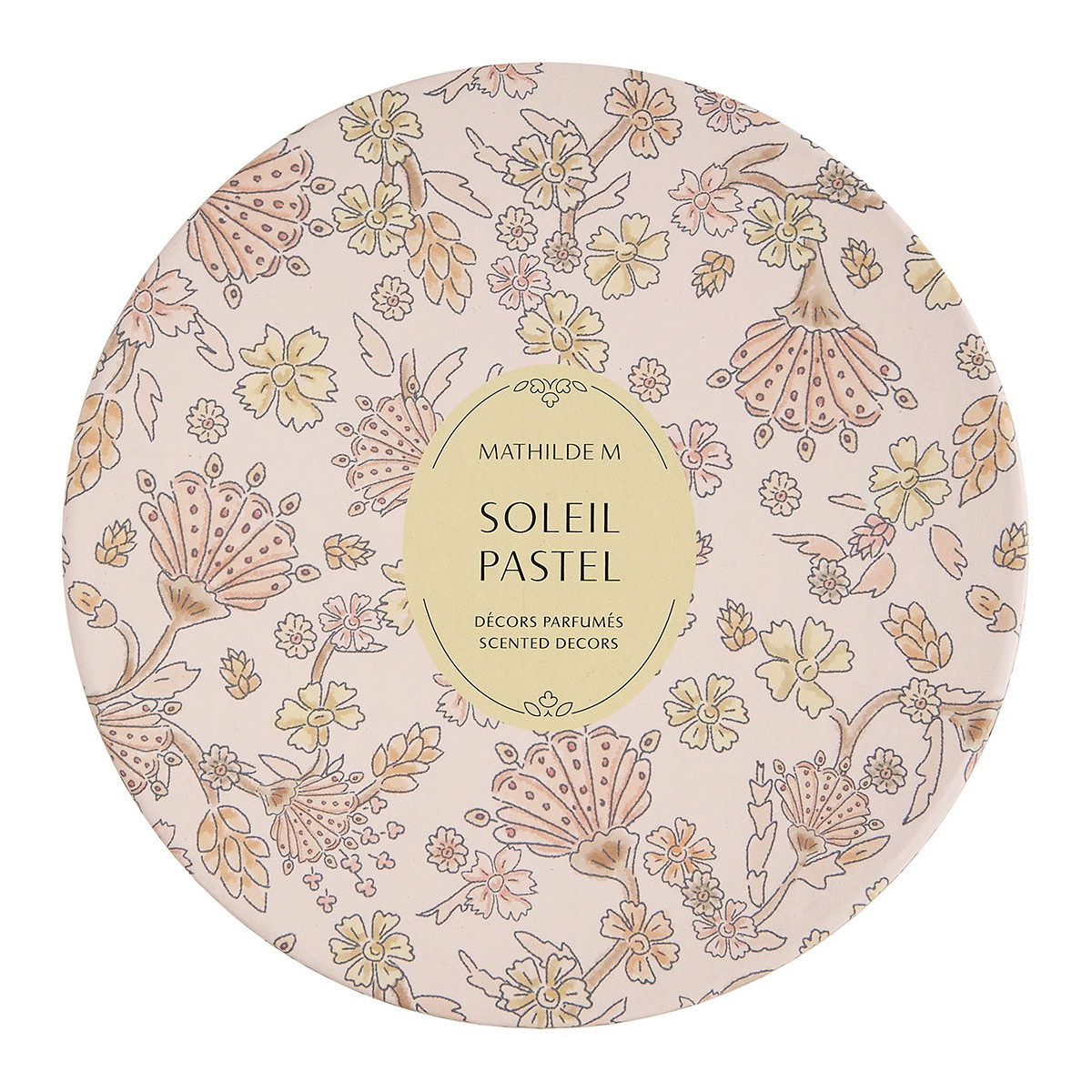 Coffret de 5 décors parfumés - Soleil Pastel multicolore, MATHILDE M