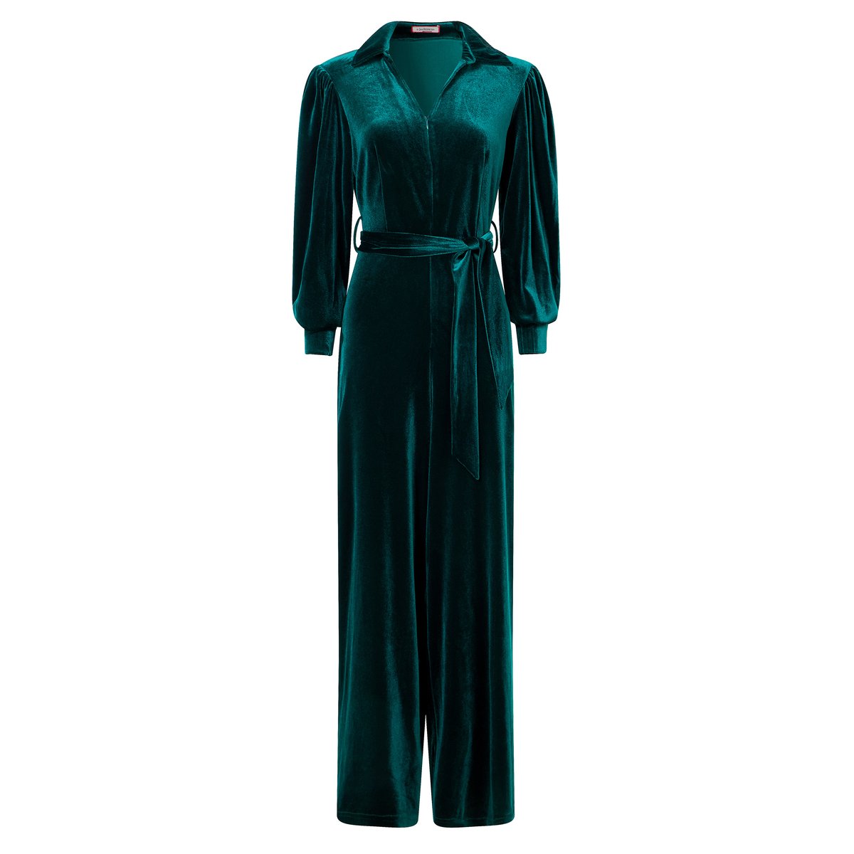 Combinaison Zippée en Velours Marcie vert, JOE BROWNS