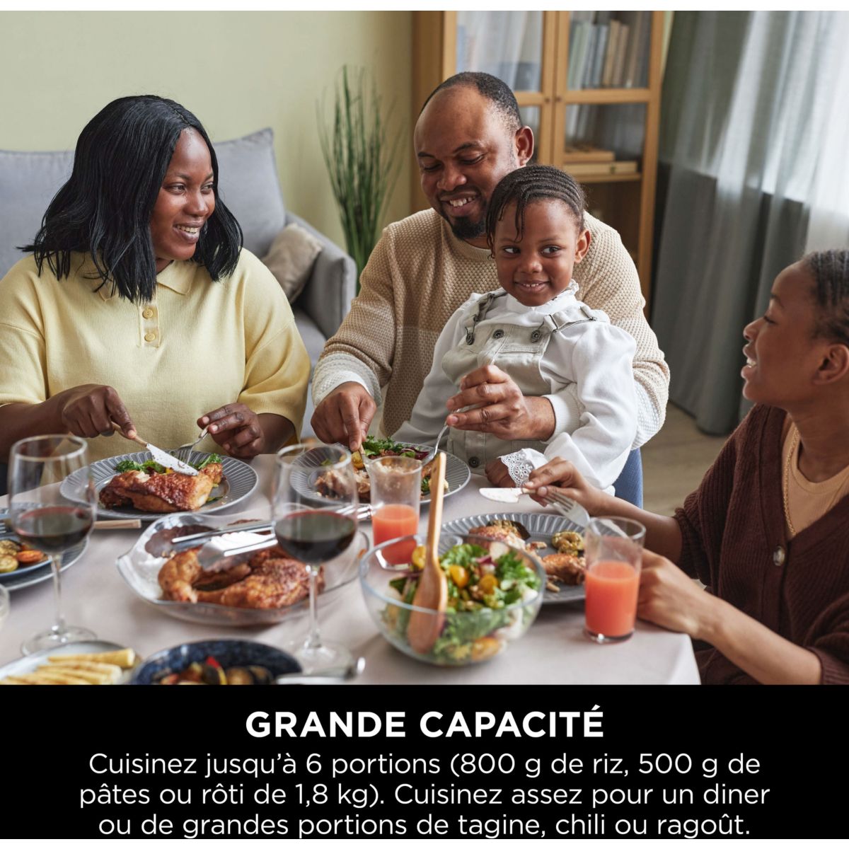 Cuiseur riz Foodi MC1101EU 6 L, 8 modes de cuisson couleur unique, NINJA