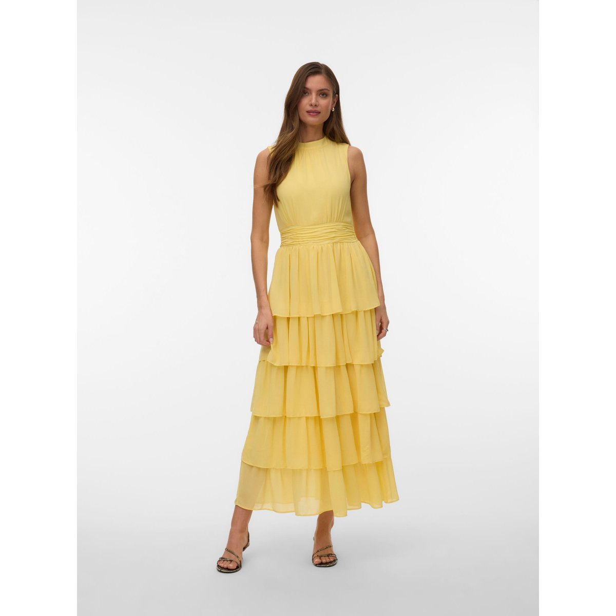 Robe À Volants flan, VERO MODA