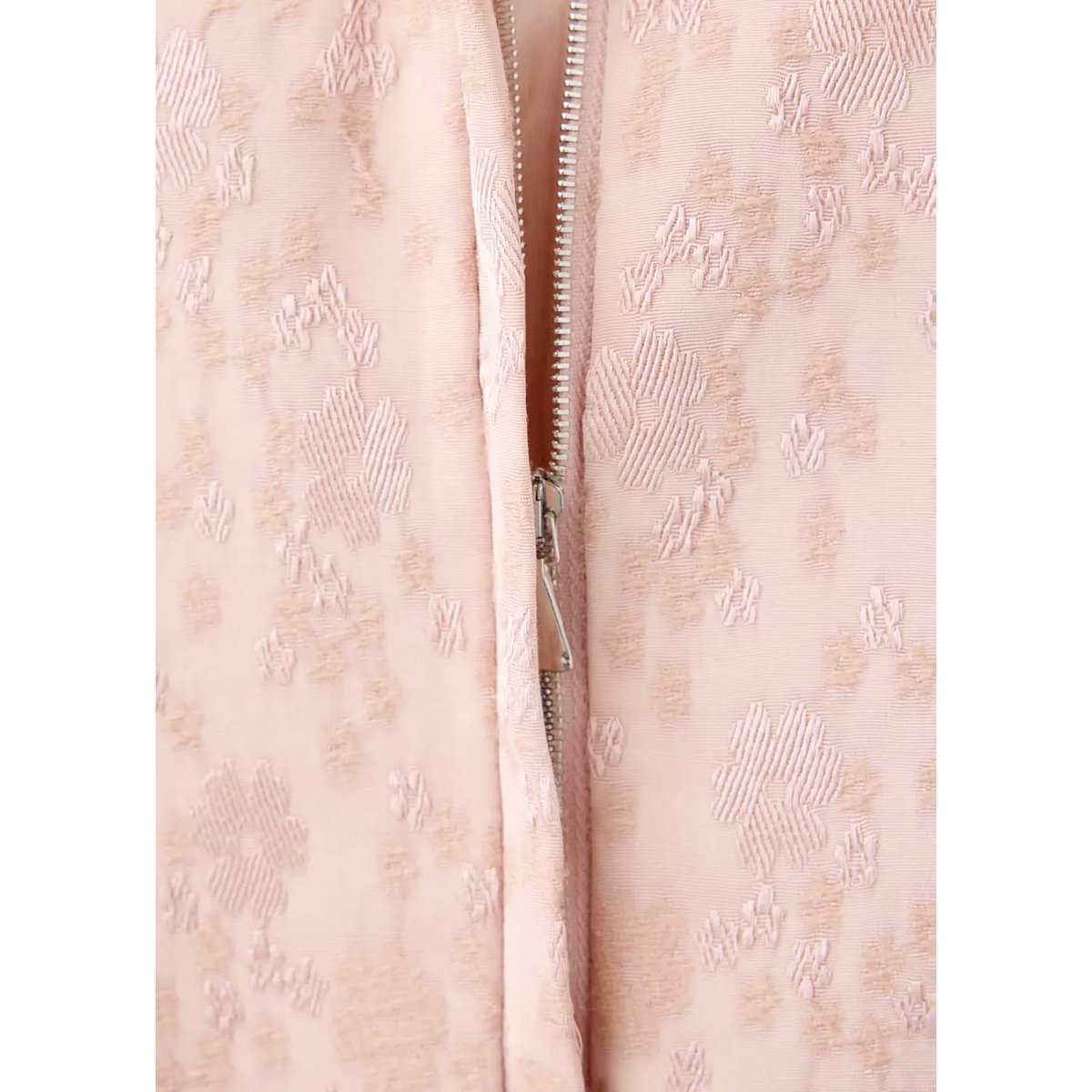 Top style corset jacquard rose, MANGO